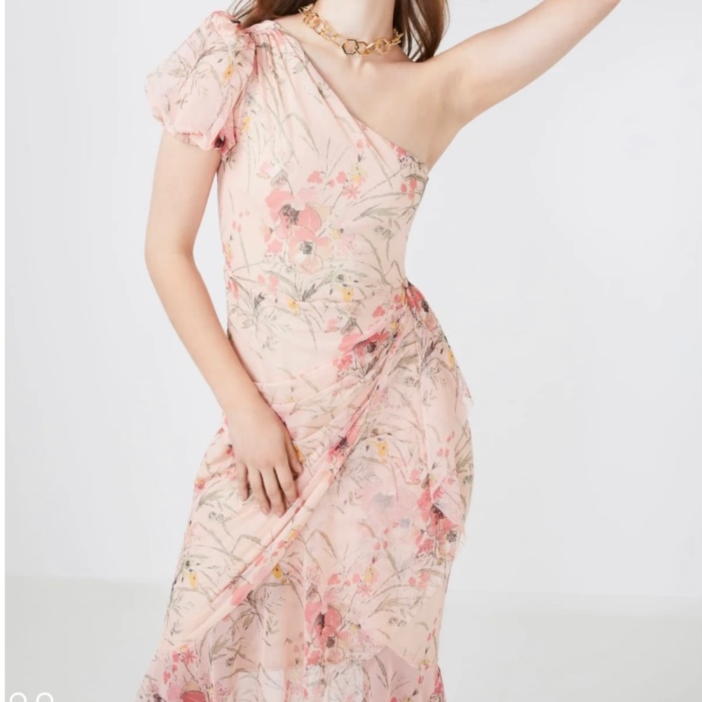 BCBGMAXAZRIA SYDNEY MIDI DRESS